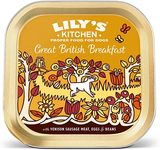 Lily's Kitchen Wet Dog Tray Great English Breakfast 150g (Pack of 10)