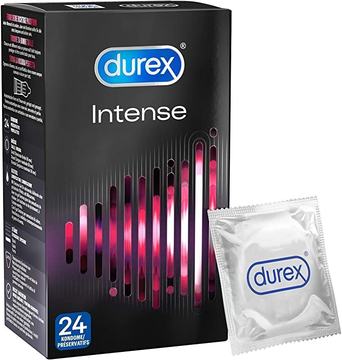 durex Durex Orgasm Sex Condom - Lube with Threaded Bumps - 1 x 24 Pack