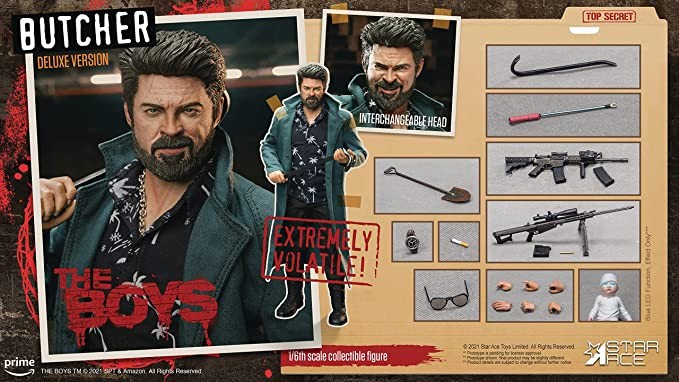 Star Ace Toys - Boys* 1 Season Billy Butcher 1/6 Coll Action Figure Deluxe Edition